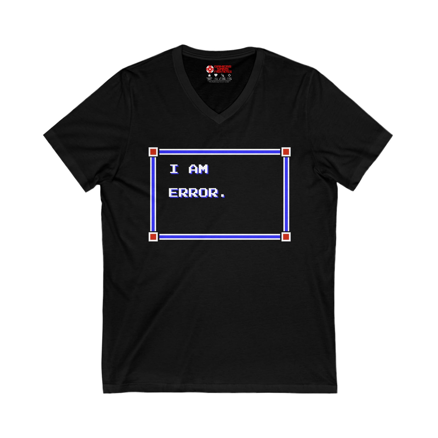 Men's V Tee - I Am Error