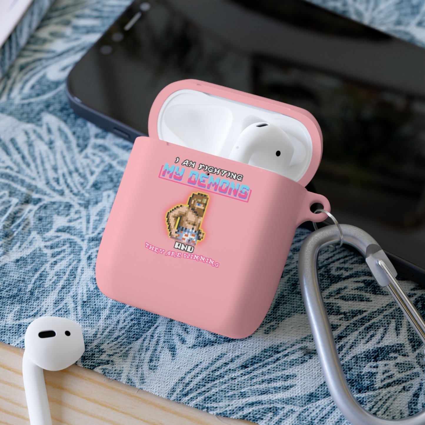 AirPods / AirPods Pro Case Cover - Fighting my demons