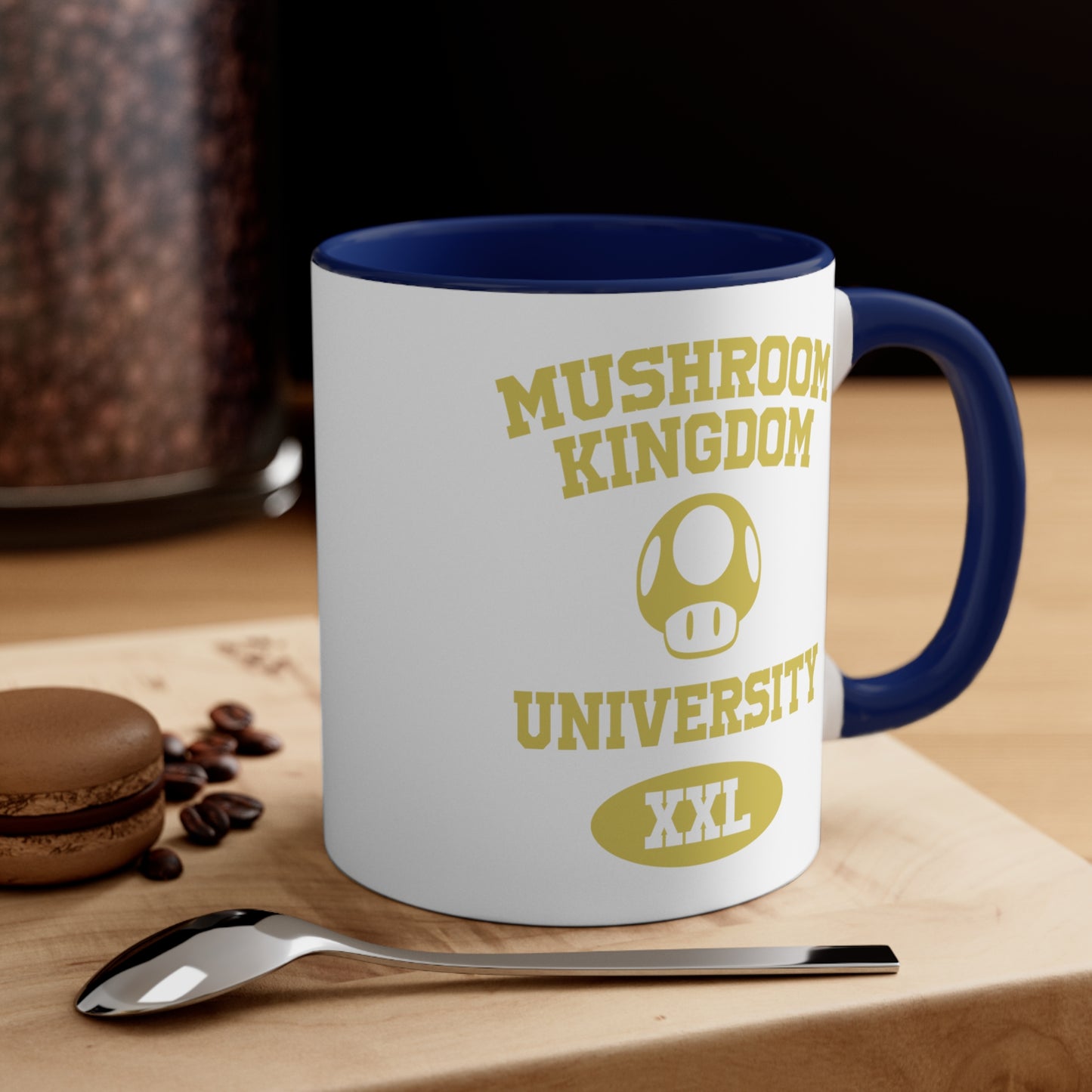 Mushroom Kingdom University Mug, 11oz