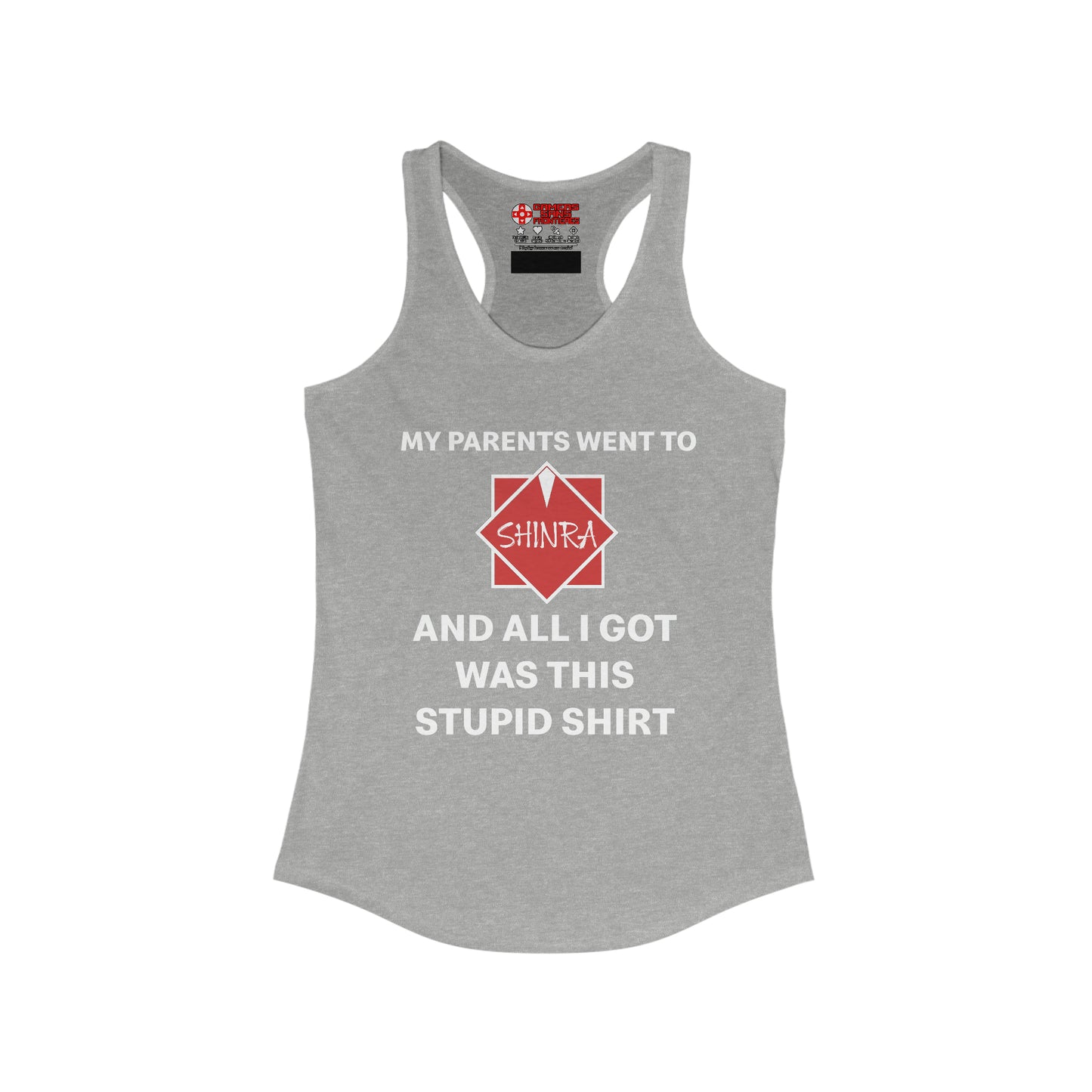 Women's Racerback Tank - S#!tty Shinra Souvenir