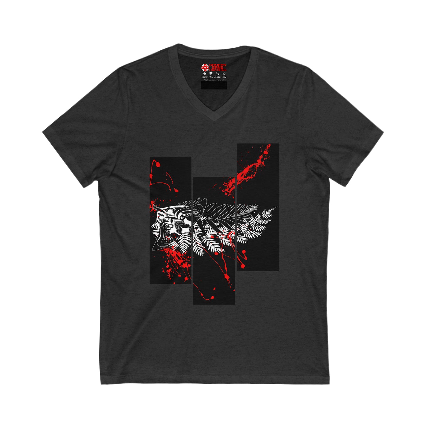 The Last of Us Men's V Tee - Moth Tattoo White