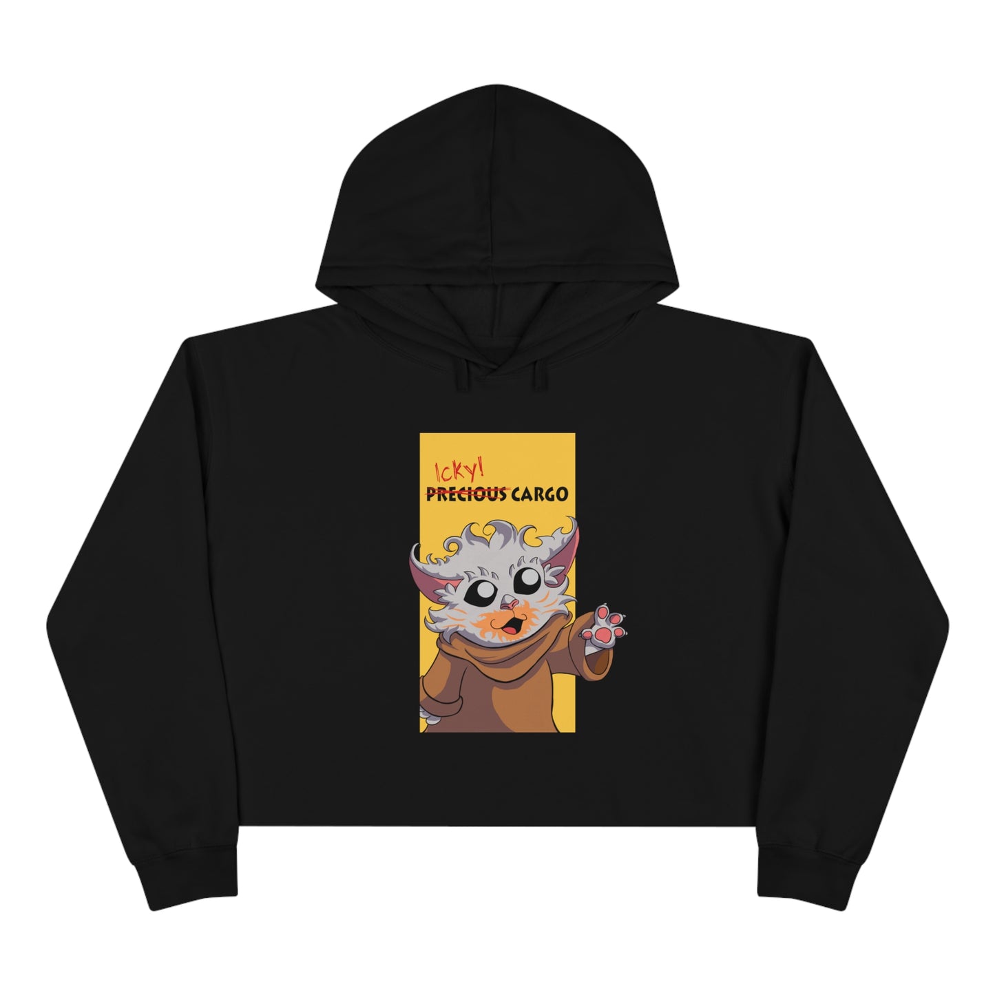 Icky Cargo Crop Hoodie - Wisp Campaign