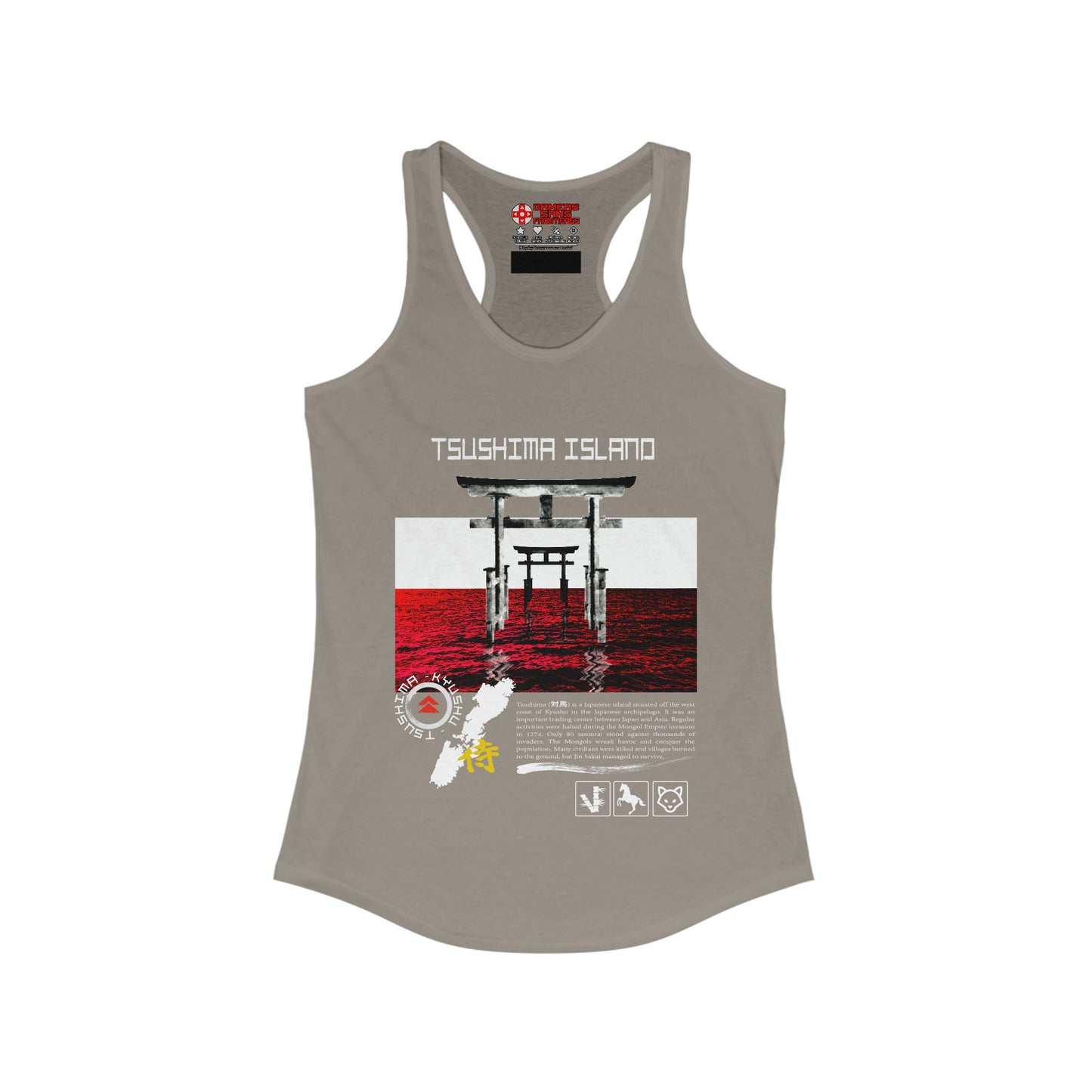 Women's Racerback Tank - Tsushima Island