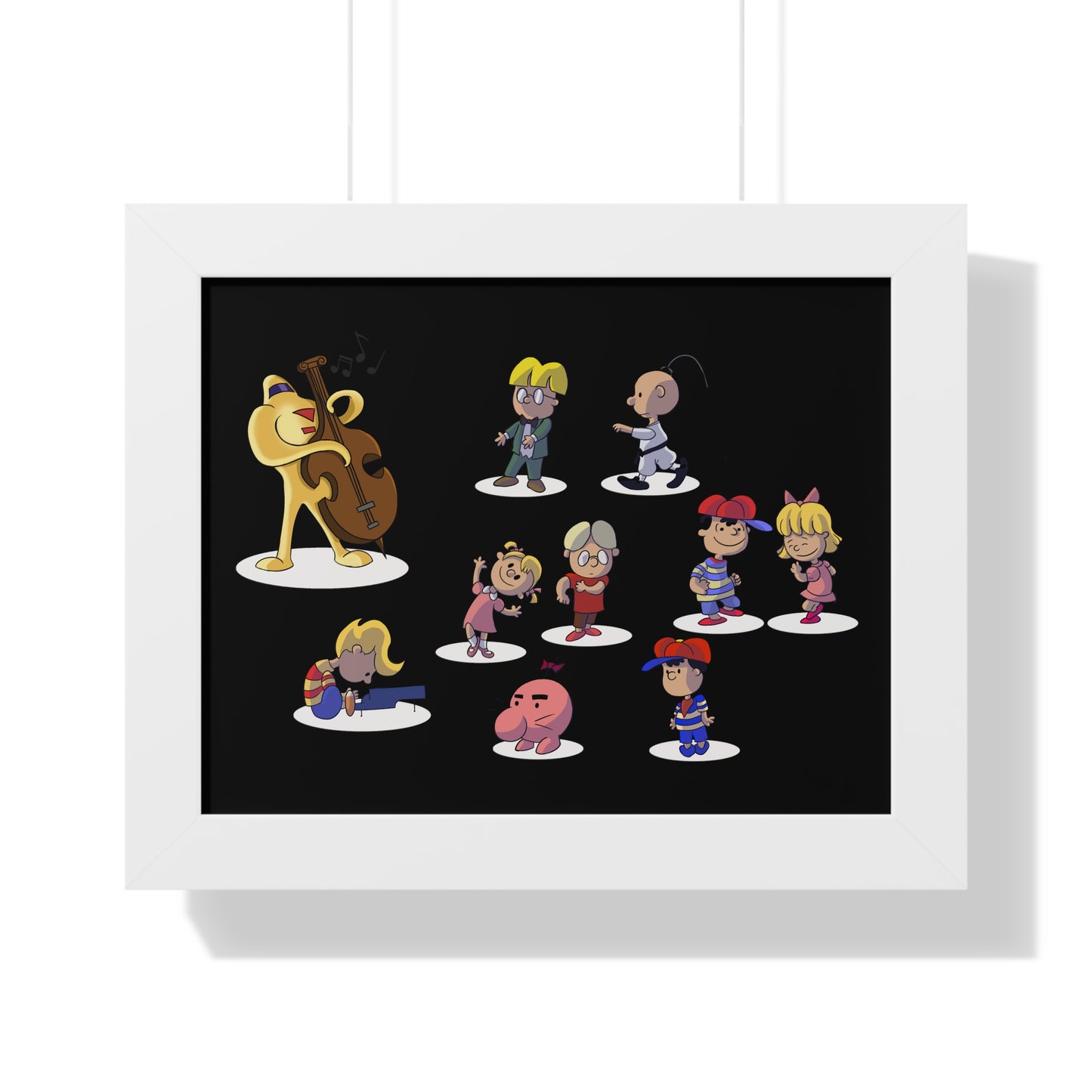 EarthBound Framed Poster - EarthBrown Dance