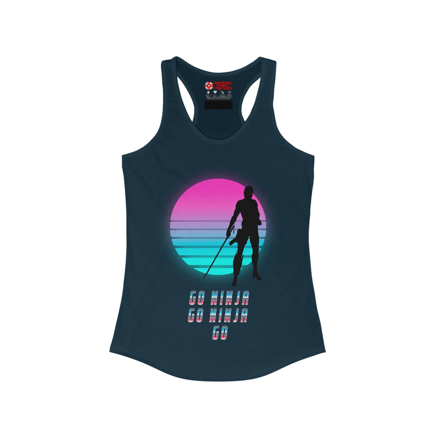 Women's Racerback Tank - Go Ninja