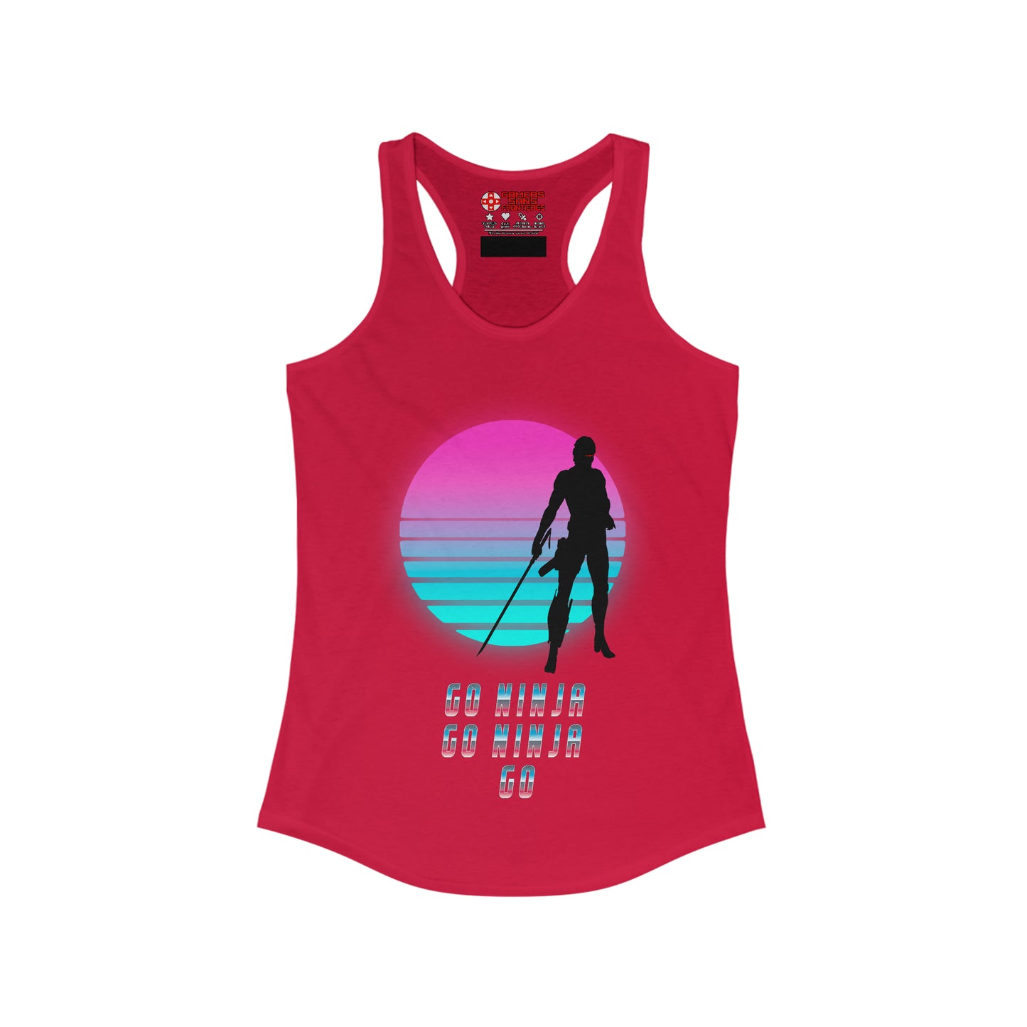 Women's Racerback Tank - Go Ninja