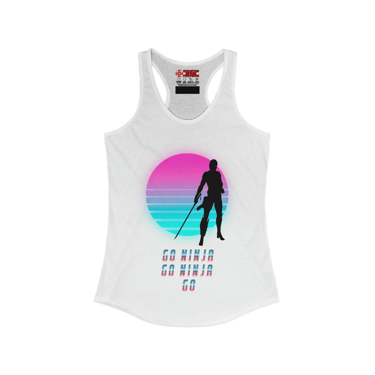 Women's Racerback Tank - Go Ninja