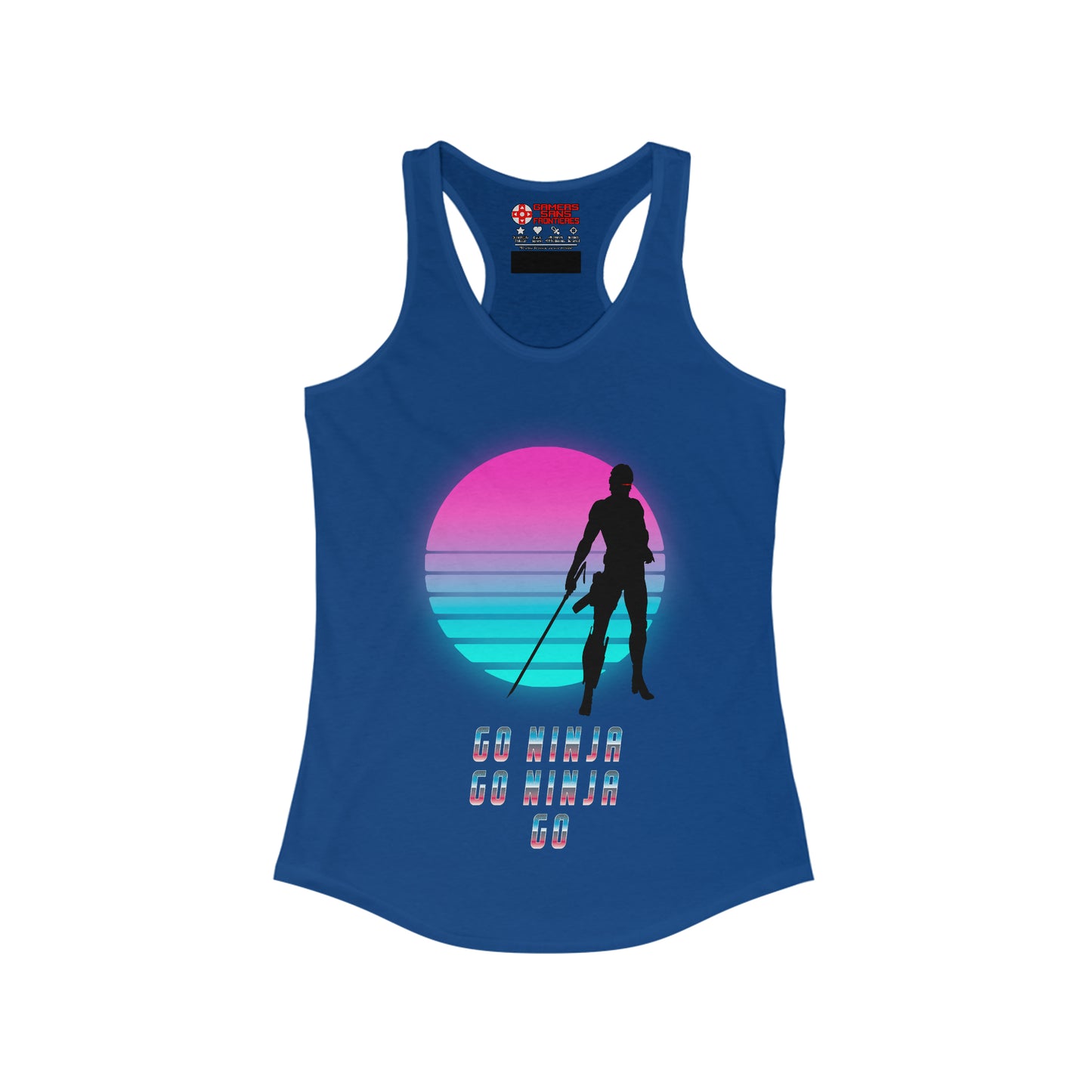 Women's Racerback Tank - Go Ninja