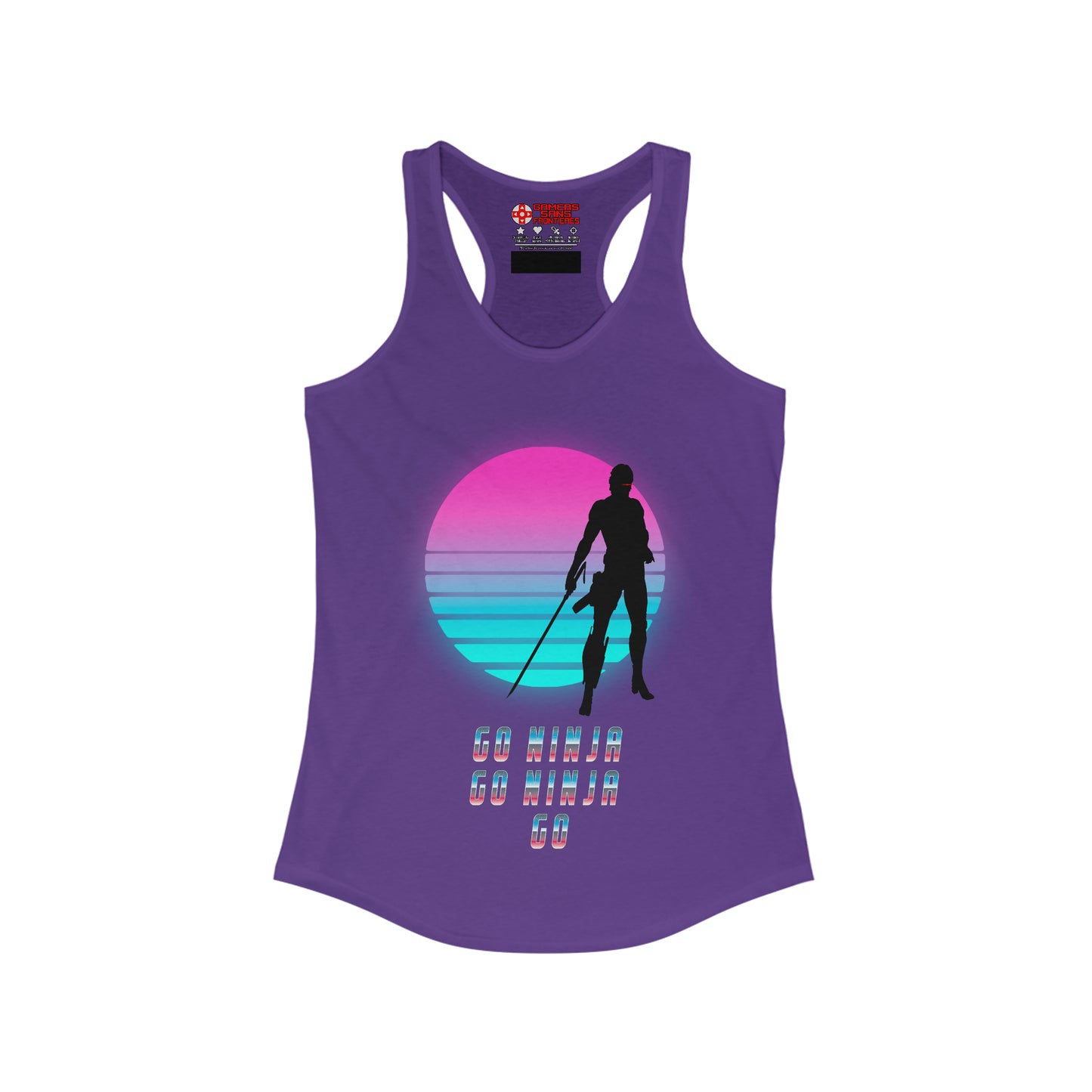 Women's Racerback Tank - Go Ninja