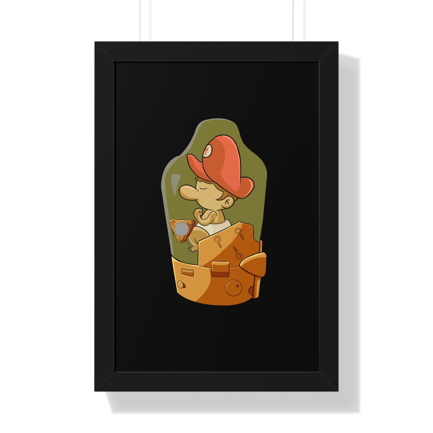 Death Stranding Framed Poster - Baby Stranding