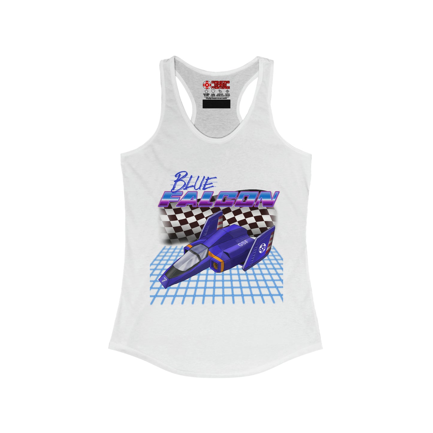 Women's Racerback Tank - Blue Falcon
