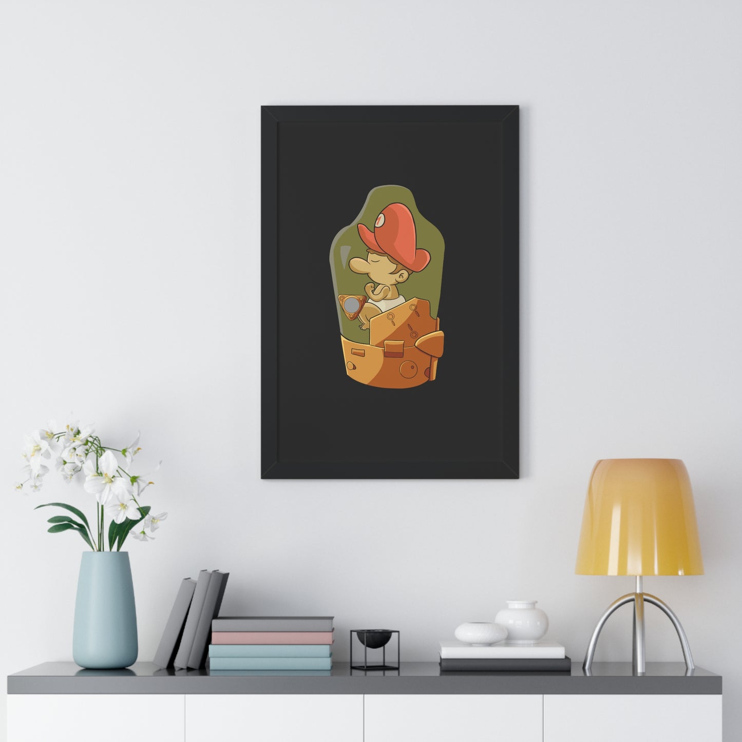 Death Stranding Framed Poster - Baby Stranding