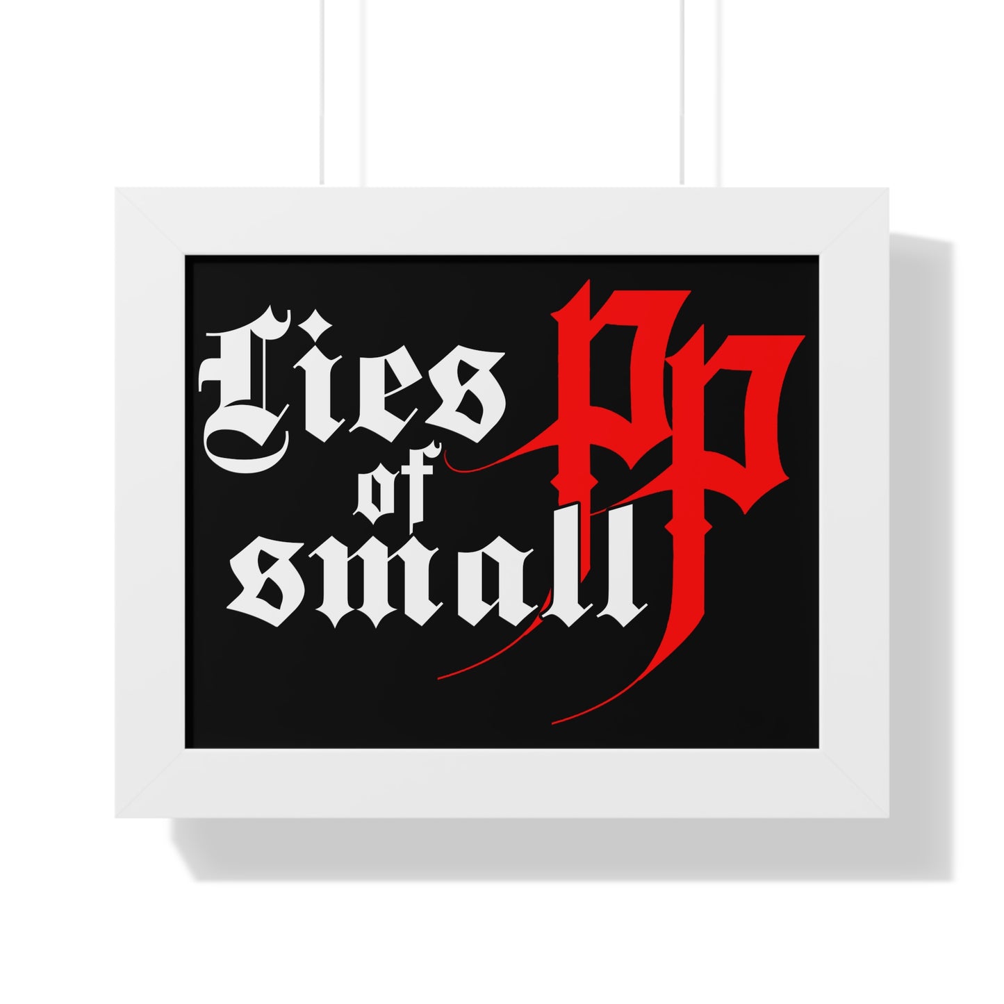 Lies of P Framed Poster - Lies of Small PP