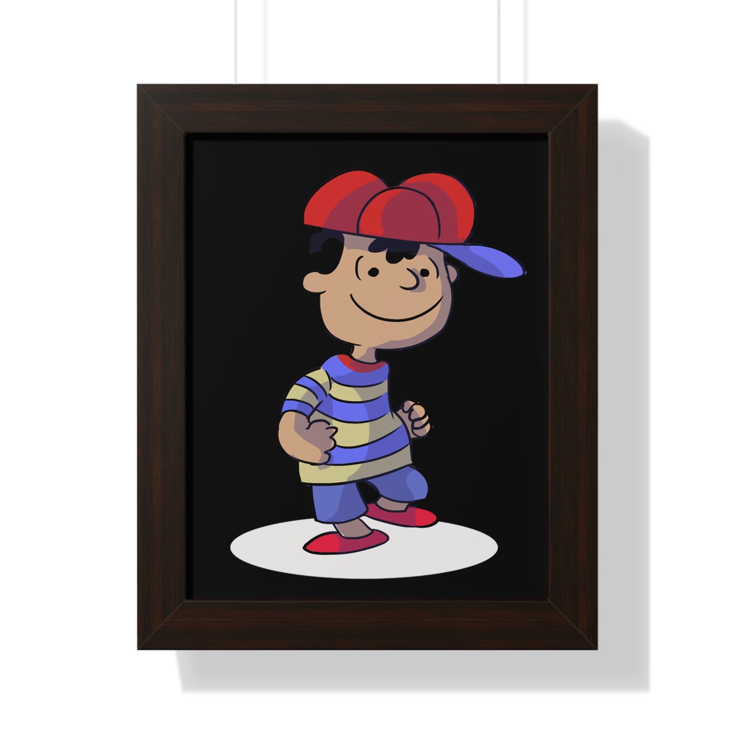 EarthBound Framed Poster - Ness Brown Dance