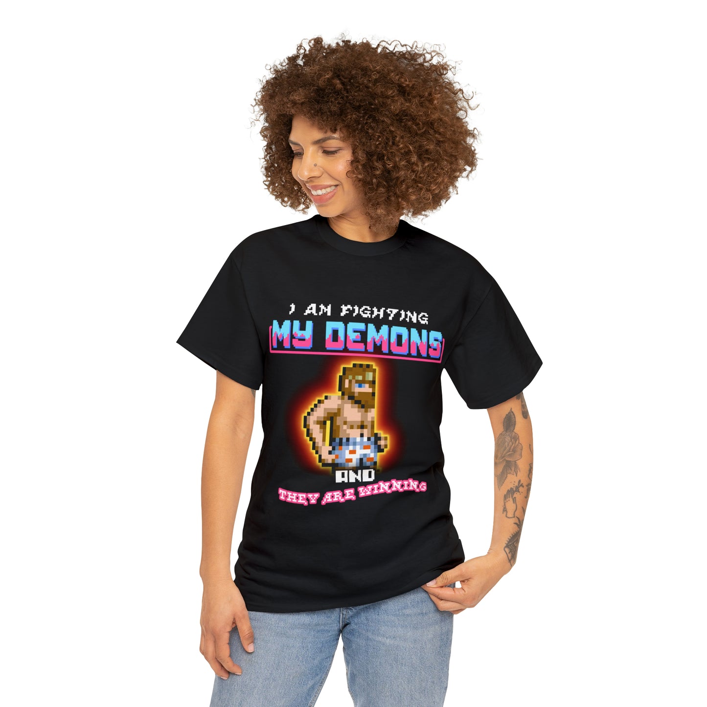 Men's Tee - Fighting my demons