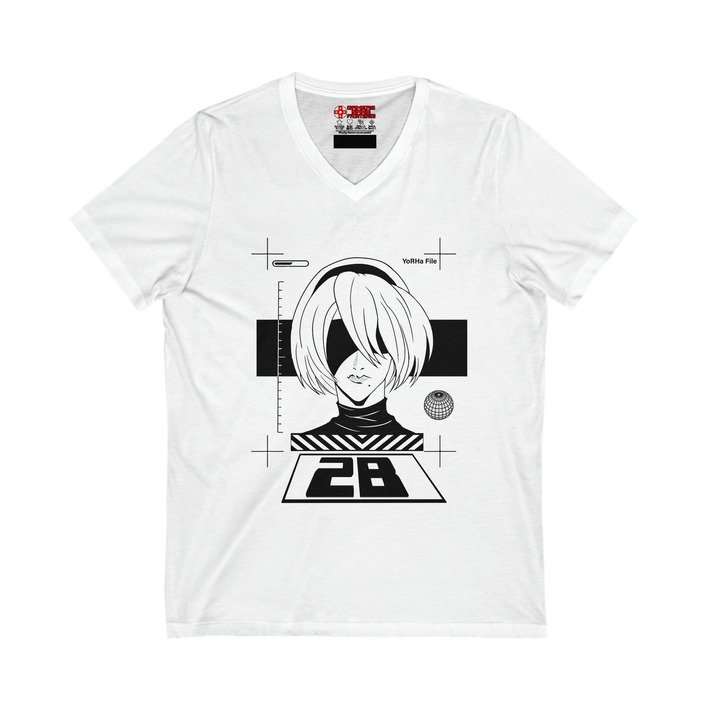 Nier: Automata Men's V Tee - 2B file
