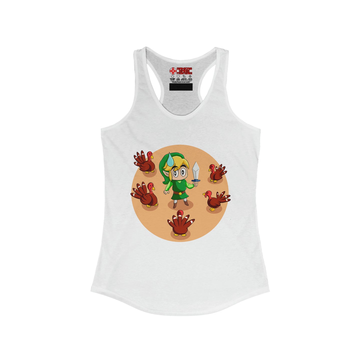 Women's Racerback Tank - The Legend of Gobble