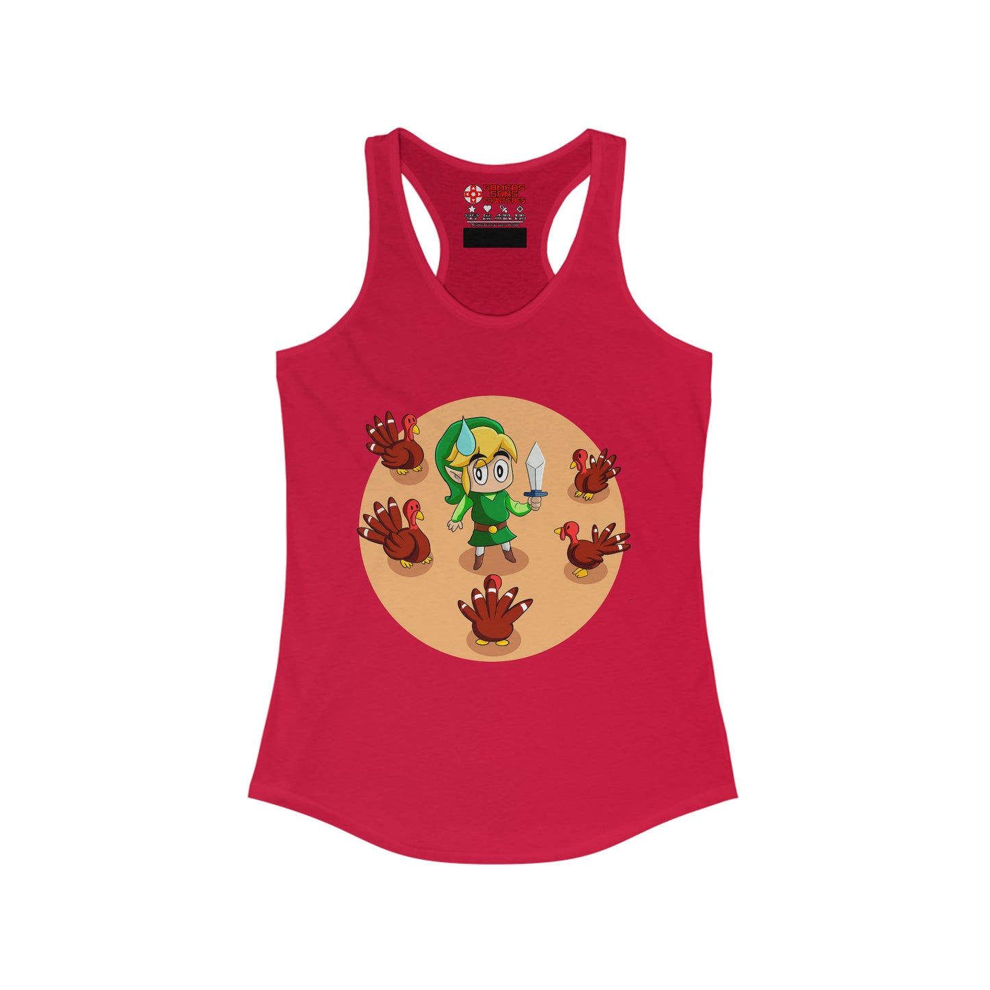 Women's Racerback Tank - The Legend of Gobble