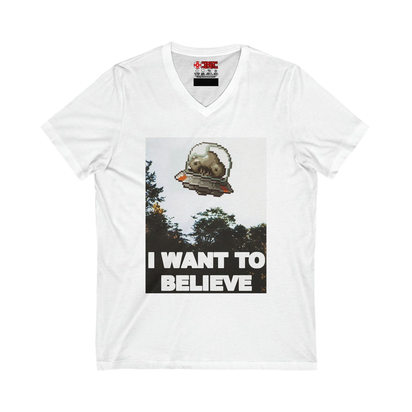 Metal Slug Men's V Tee - I Want to Believe