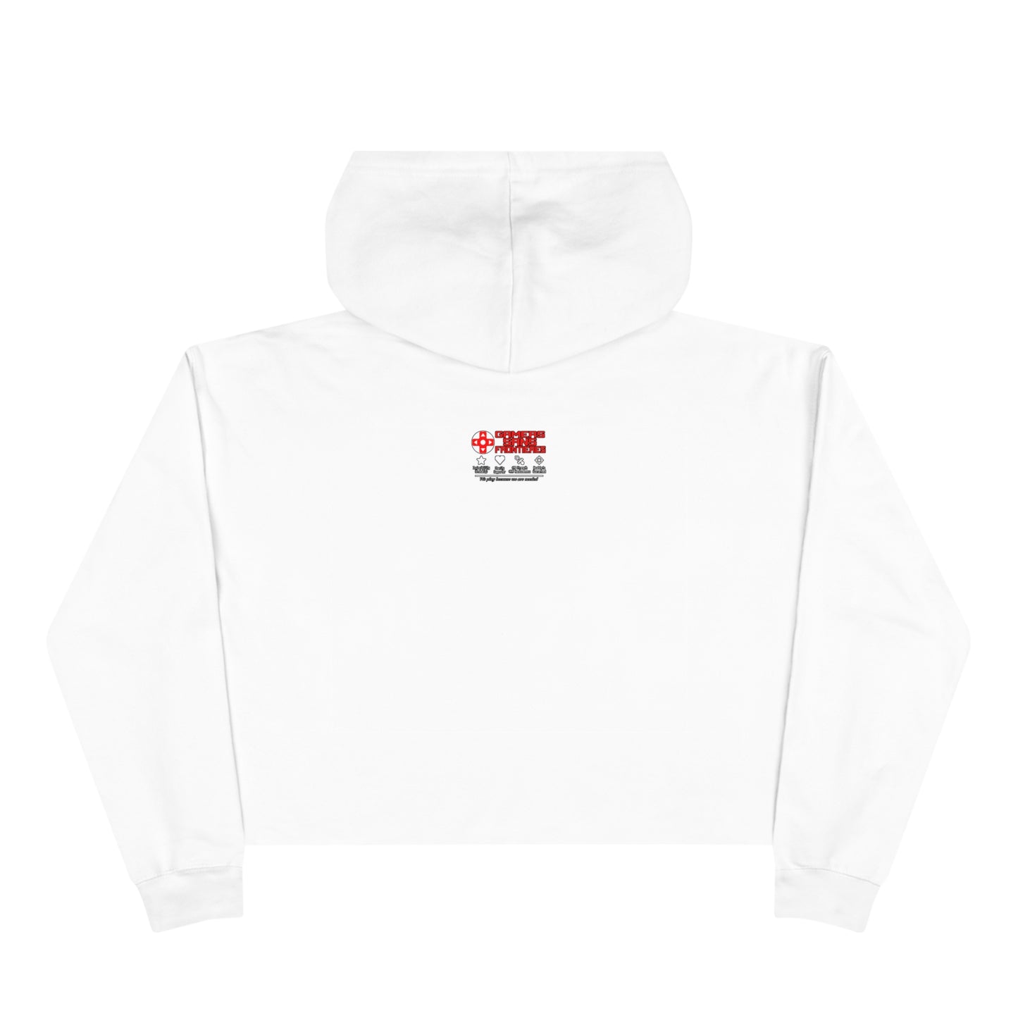 Women's Crop Hoodie - Fighting my demons