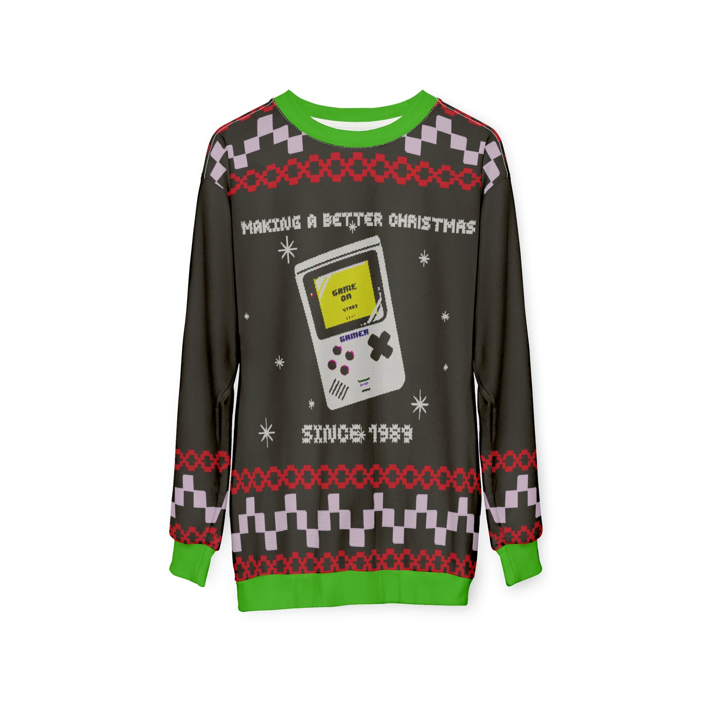 Christmas Sweatshirt - GameBoy