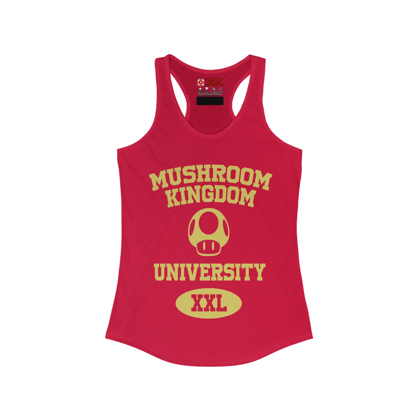 Women's Racerback Tank - Mushroom Kingdom University