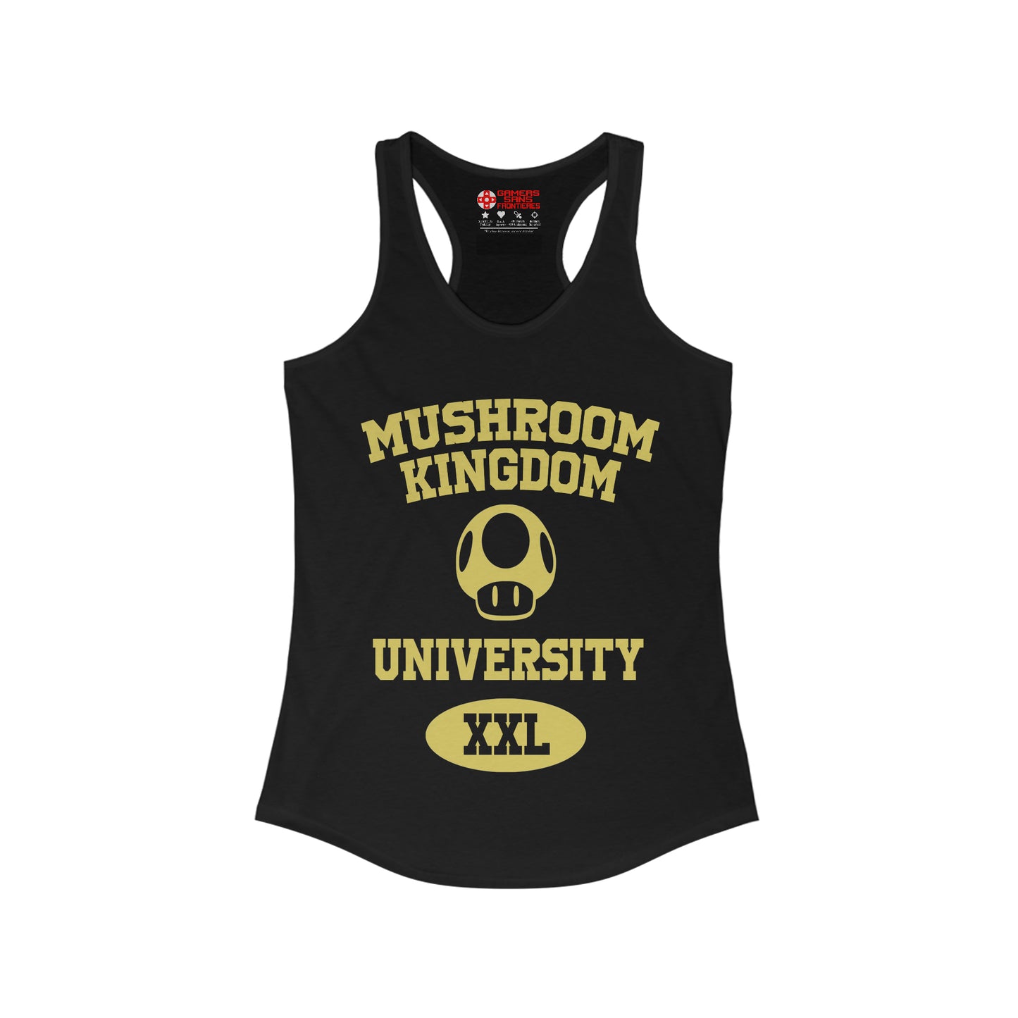 Women's Racerback Tank - Mushroom Kingdom University