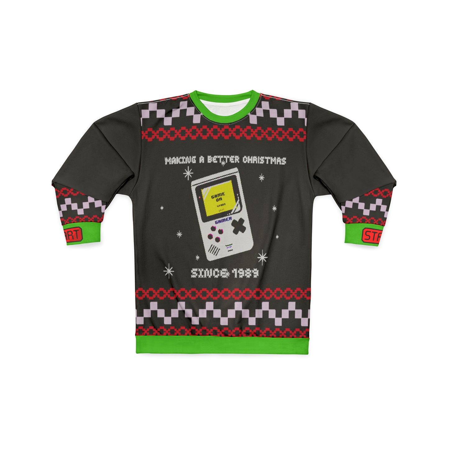Christmas Sweatshirt - GameBoy