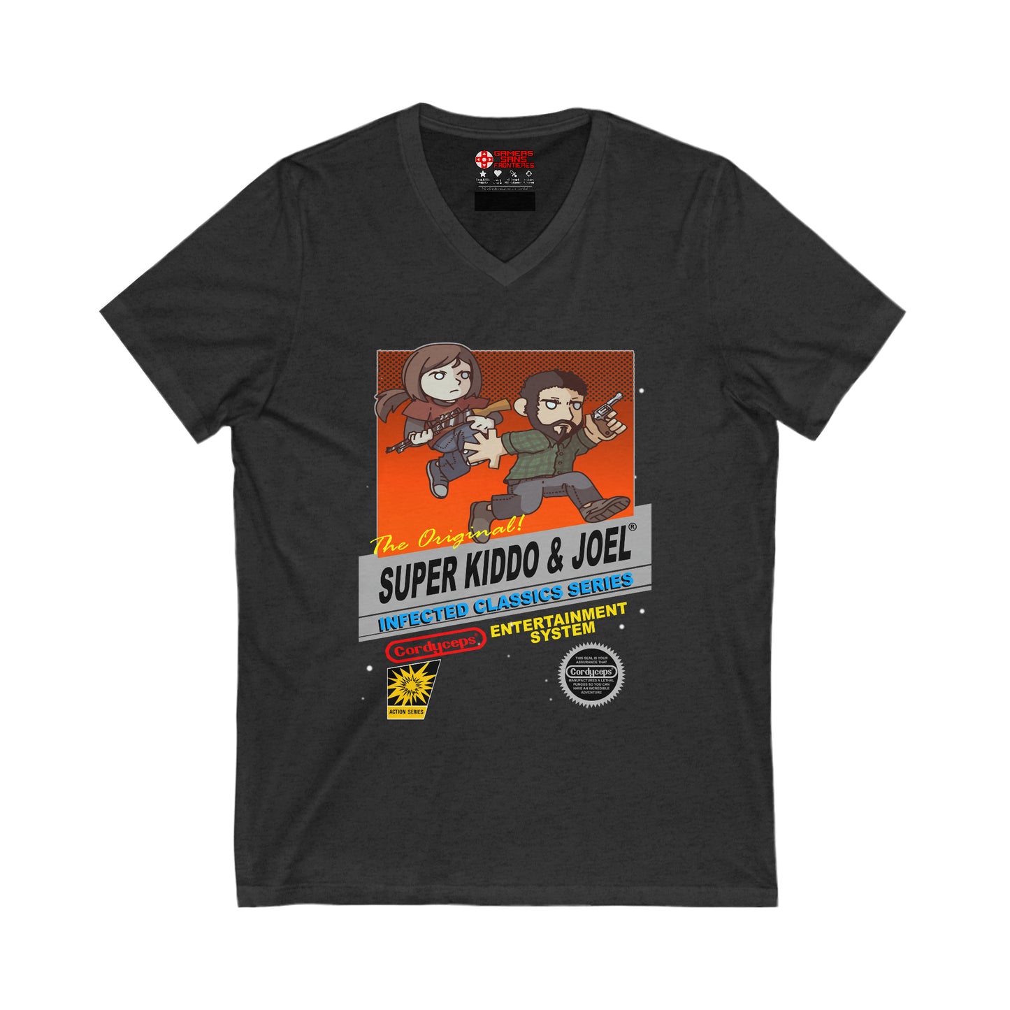 The Last Of Us Men's V Tee - Super Kido & Joel