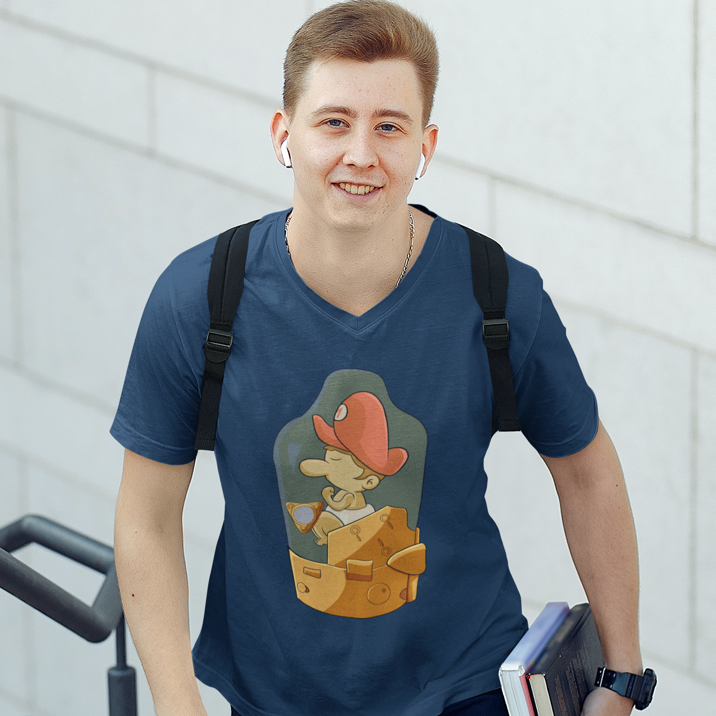 MEN'S V TEE -  BBS