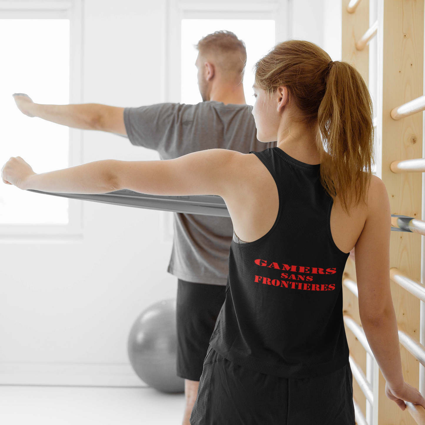 Gamers Sans Frontieres Women's Racerback Tank - GSF Army Women's