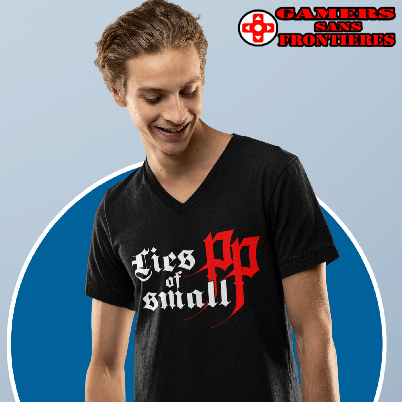 Lies of P Men's V Tee - Lies of Small PP