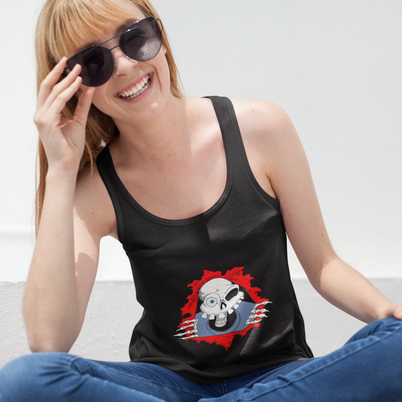 Women's Racerback Tank - PowellEvil