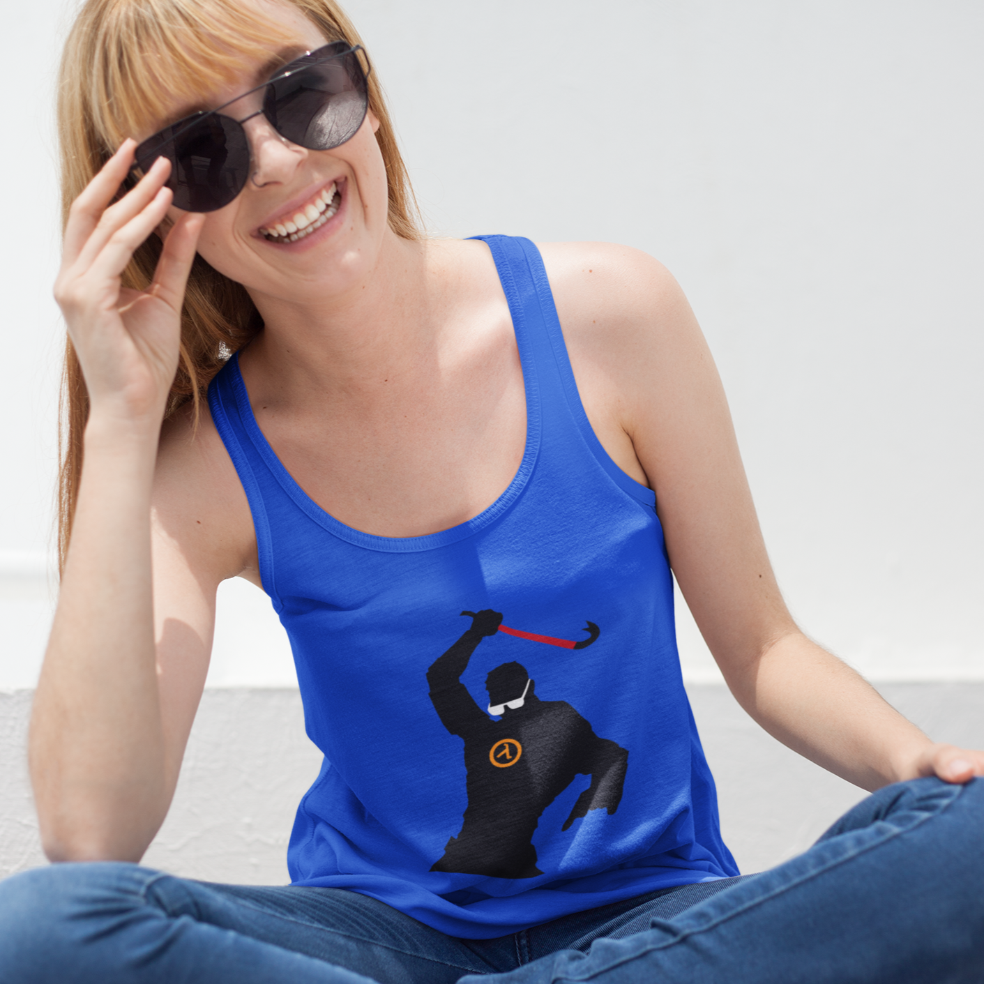 Women's Racerback Tank - Freeman