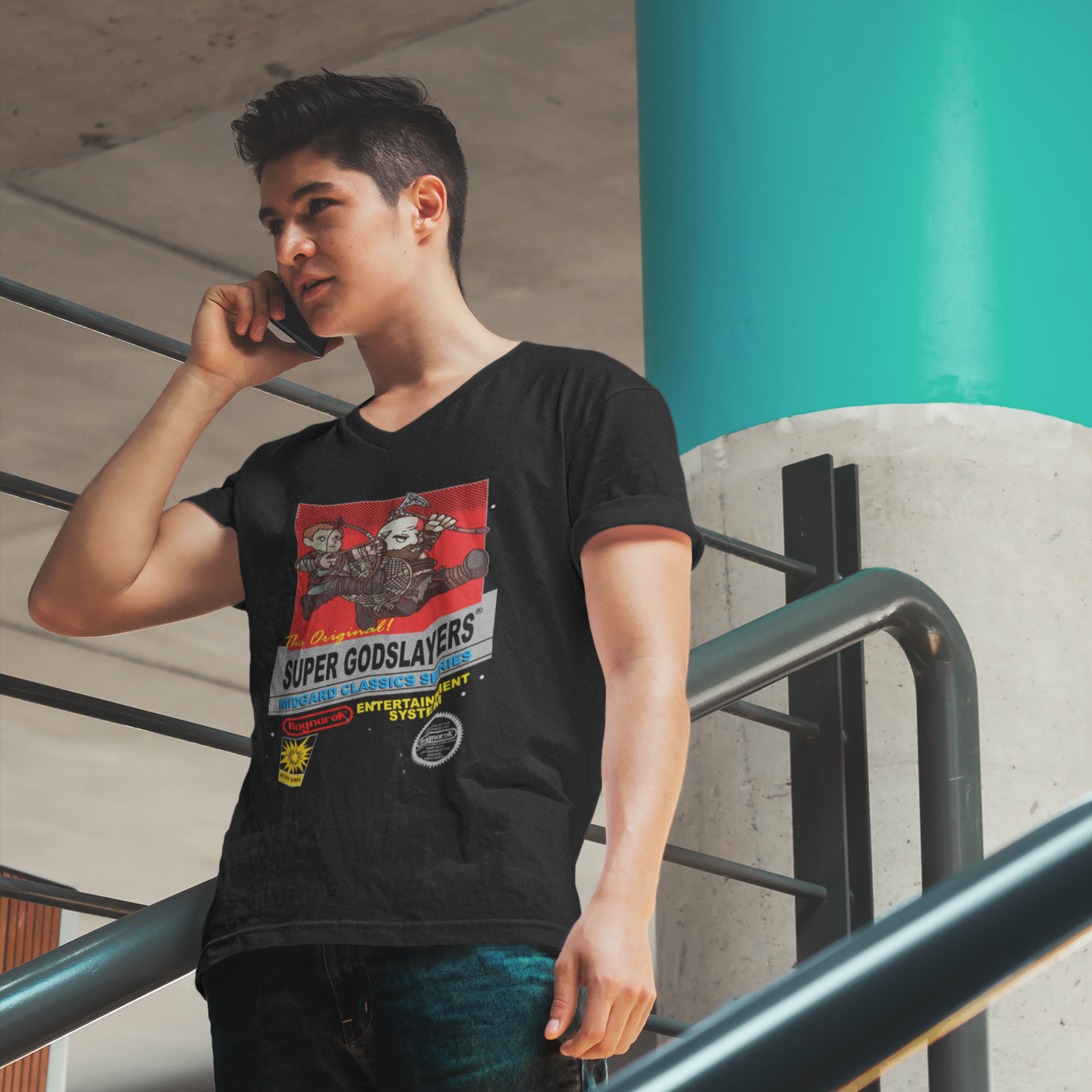 God of War Men's V Tee - Super GodSlayers