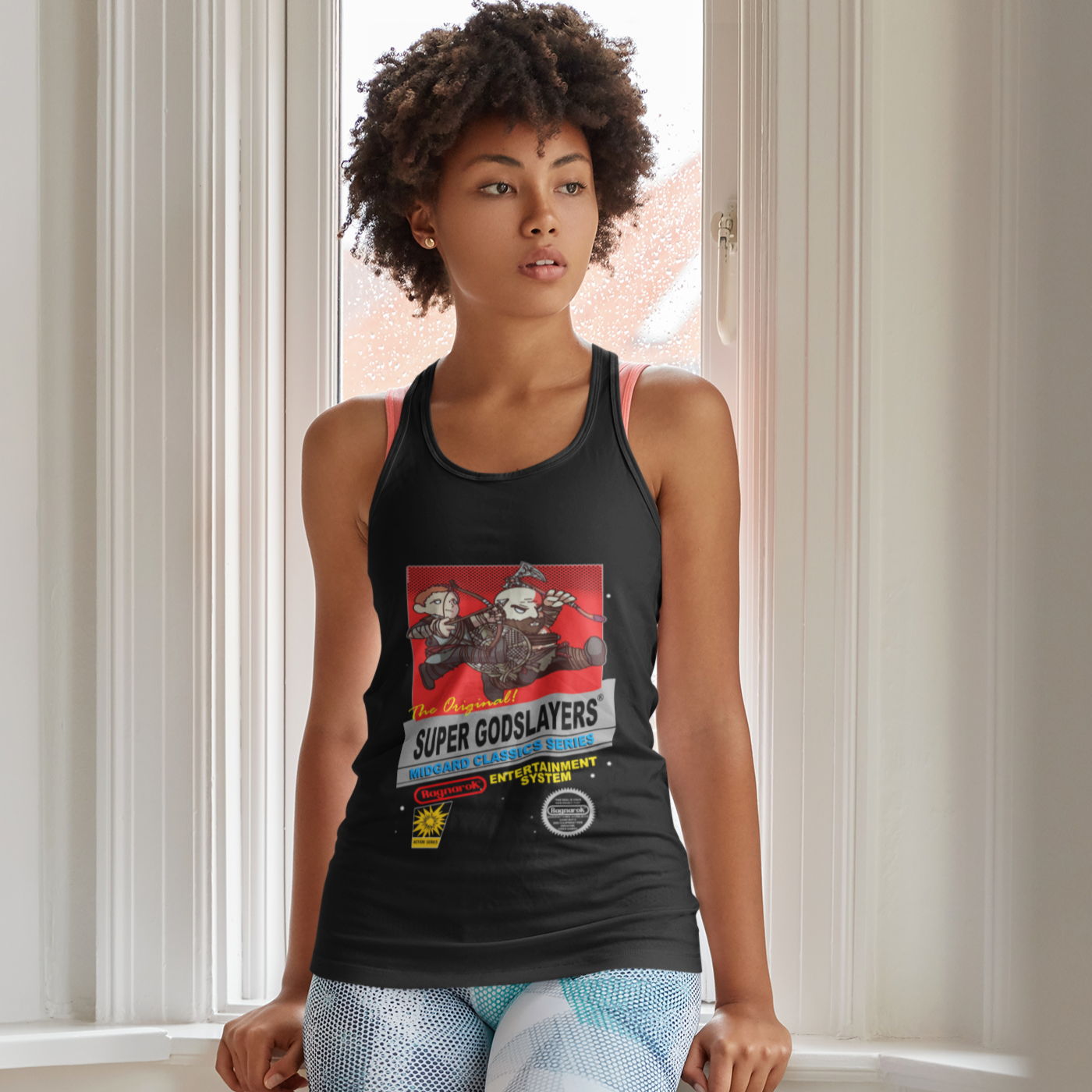 Women's Racerback Tank - Super GodSlayers