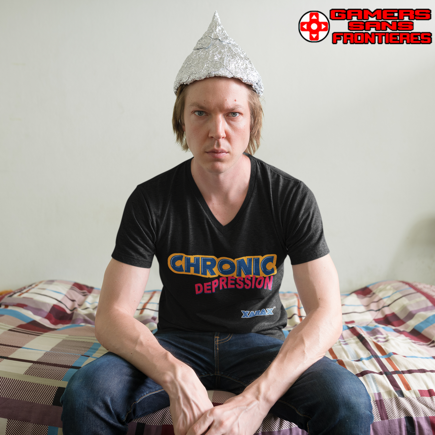 Men's V Tee - Chronic Depression
