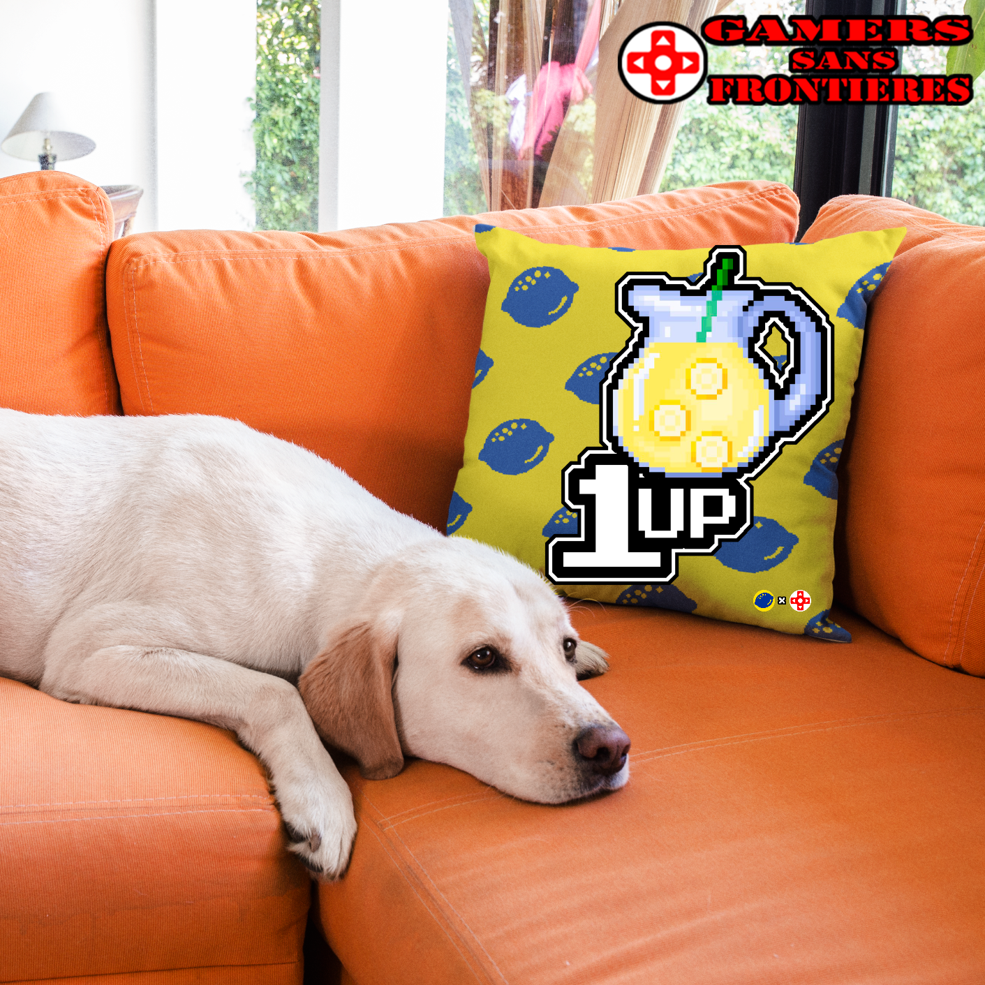 ALS x GSF Pillow - +1UP Lemonade