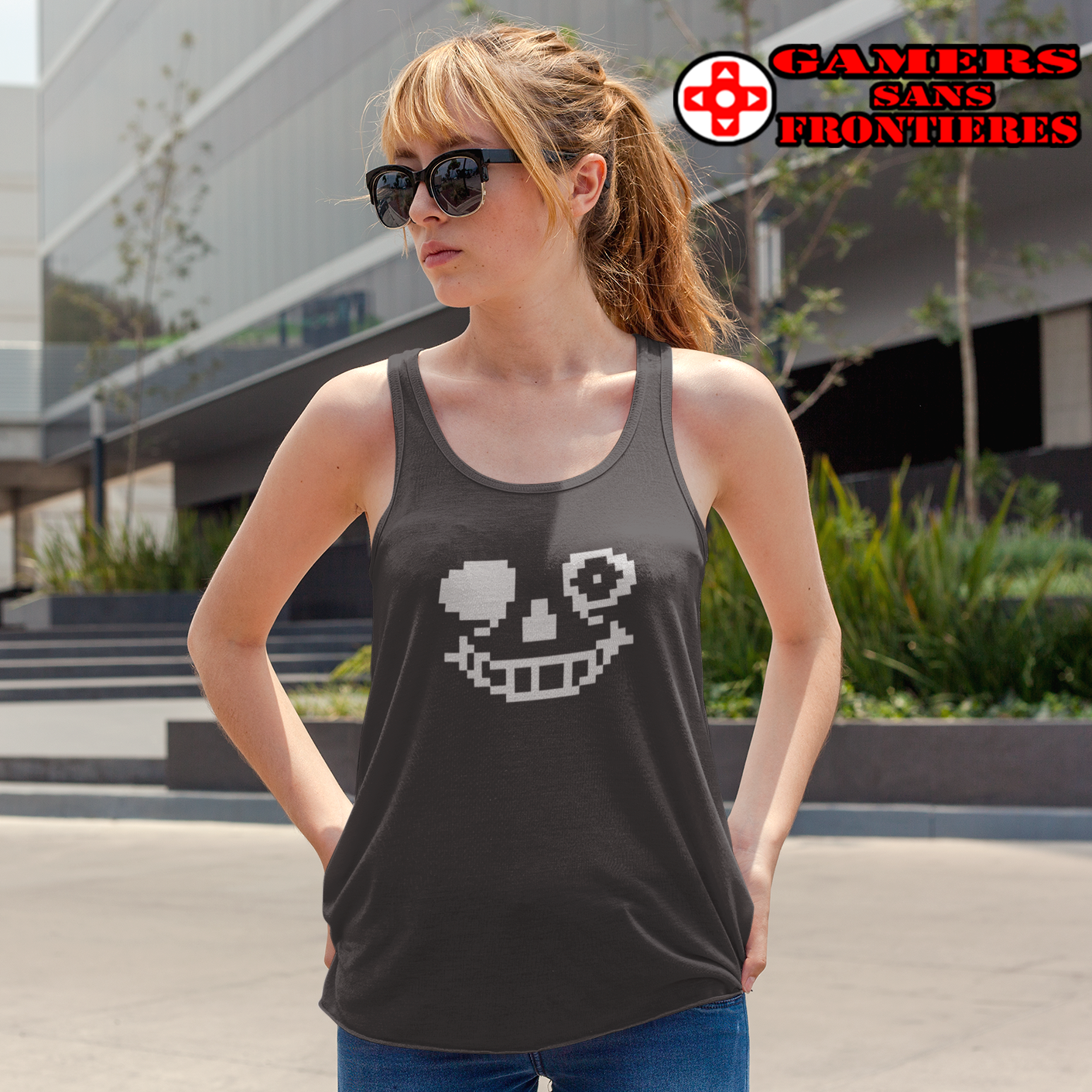 Women's Racerback Tank - Sans Mercy