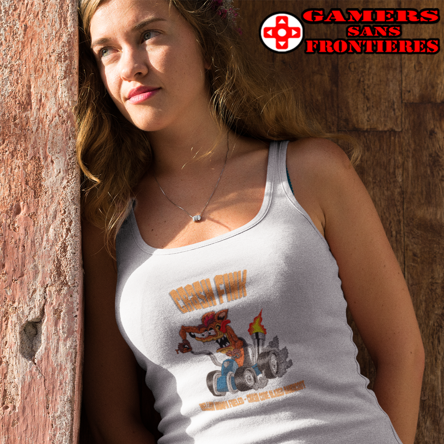 Women's Racerback Tank - Crash Fink