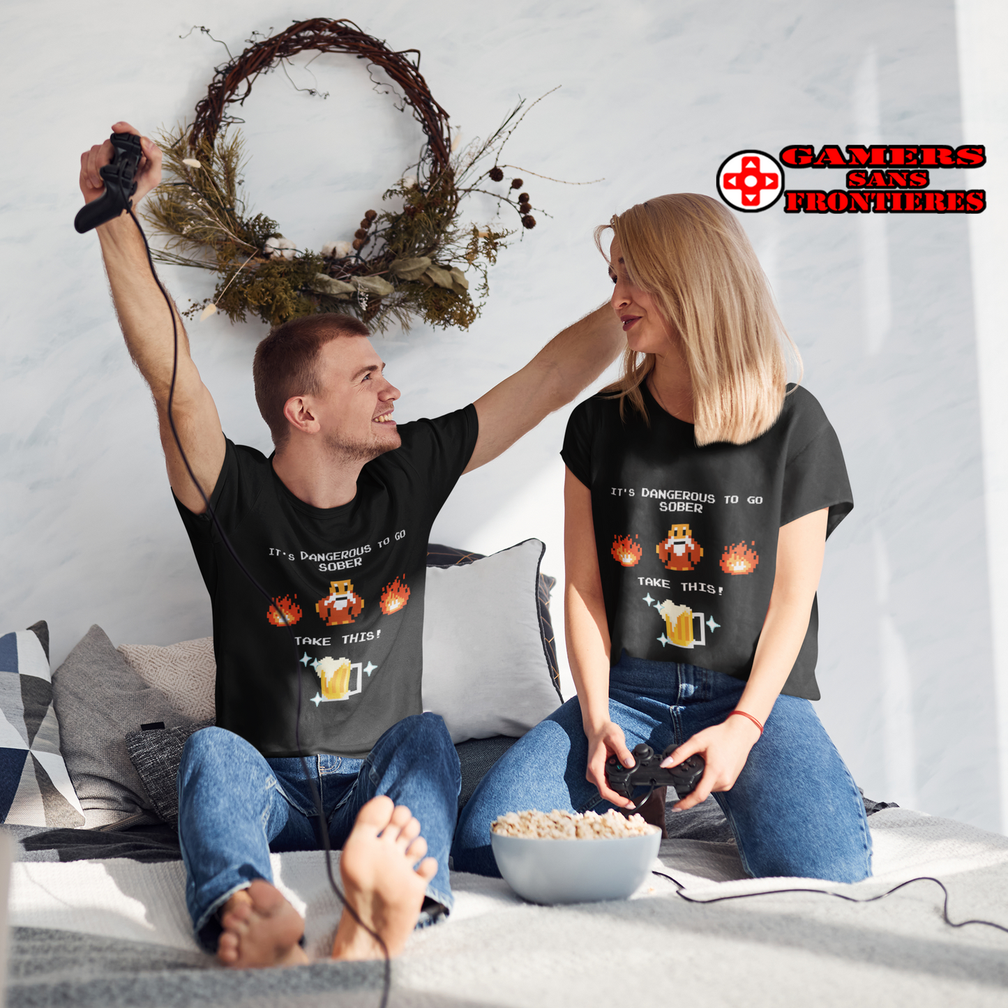 Women's Tee - It's Dangerous to go Sober
