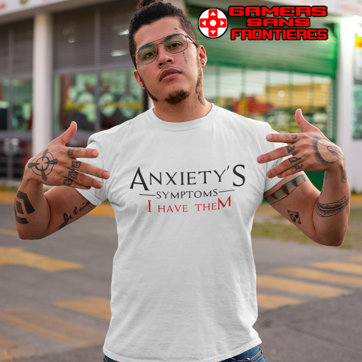 Men's Tee - Anxiety's Symptons
