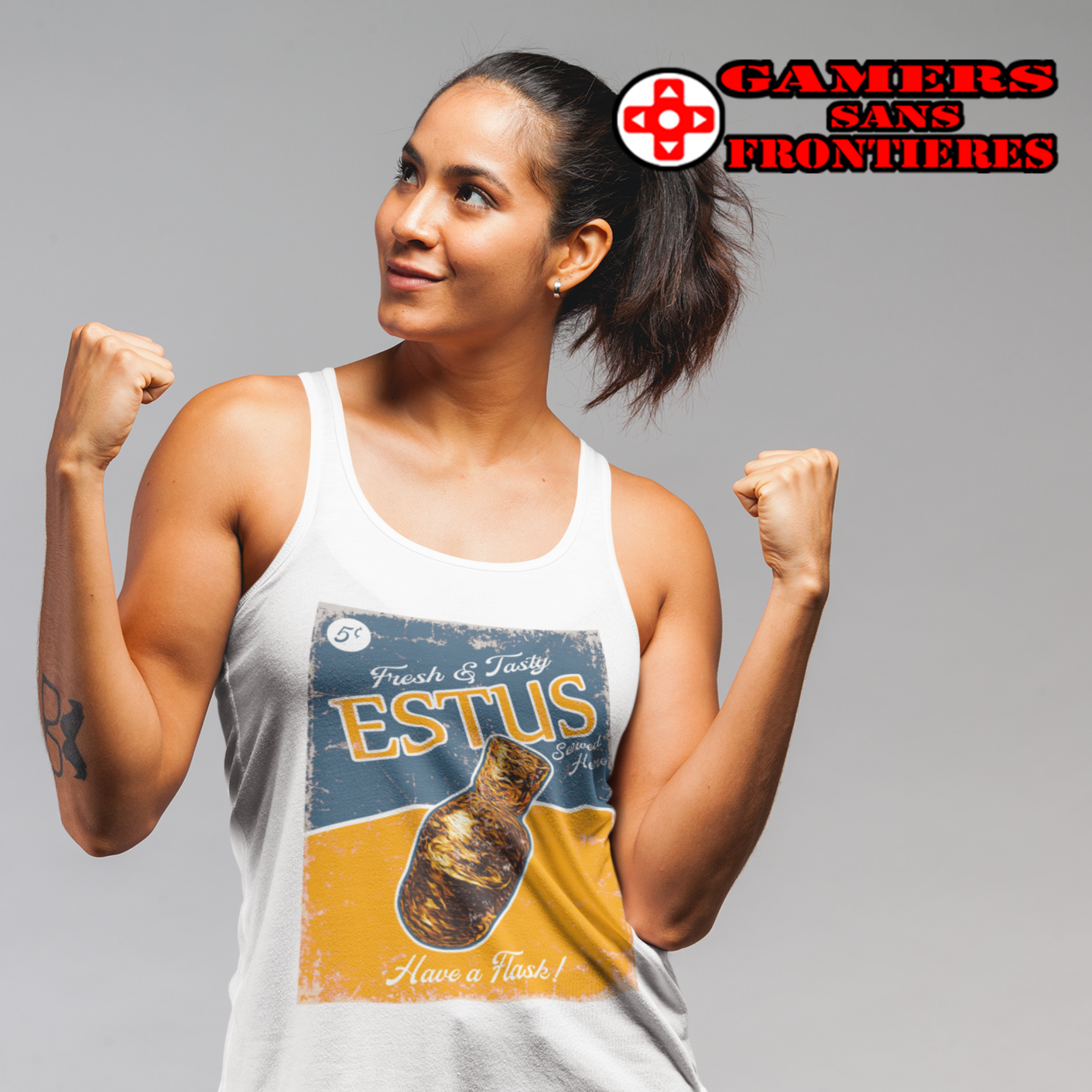 Women's Racerback Tank - Drink Estus