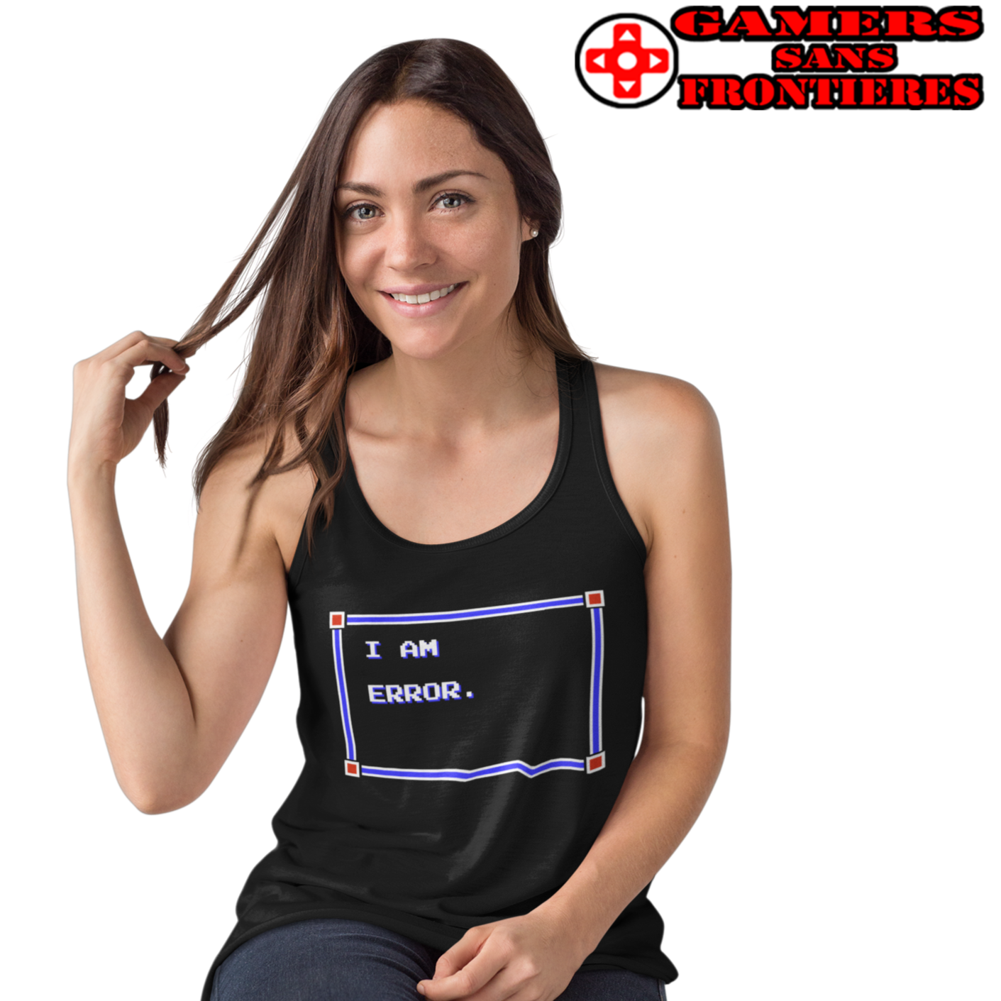Women's Racerback Tank - I Am Error