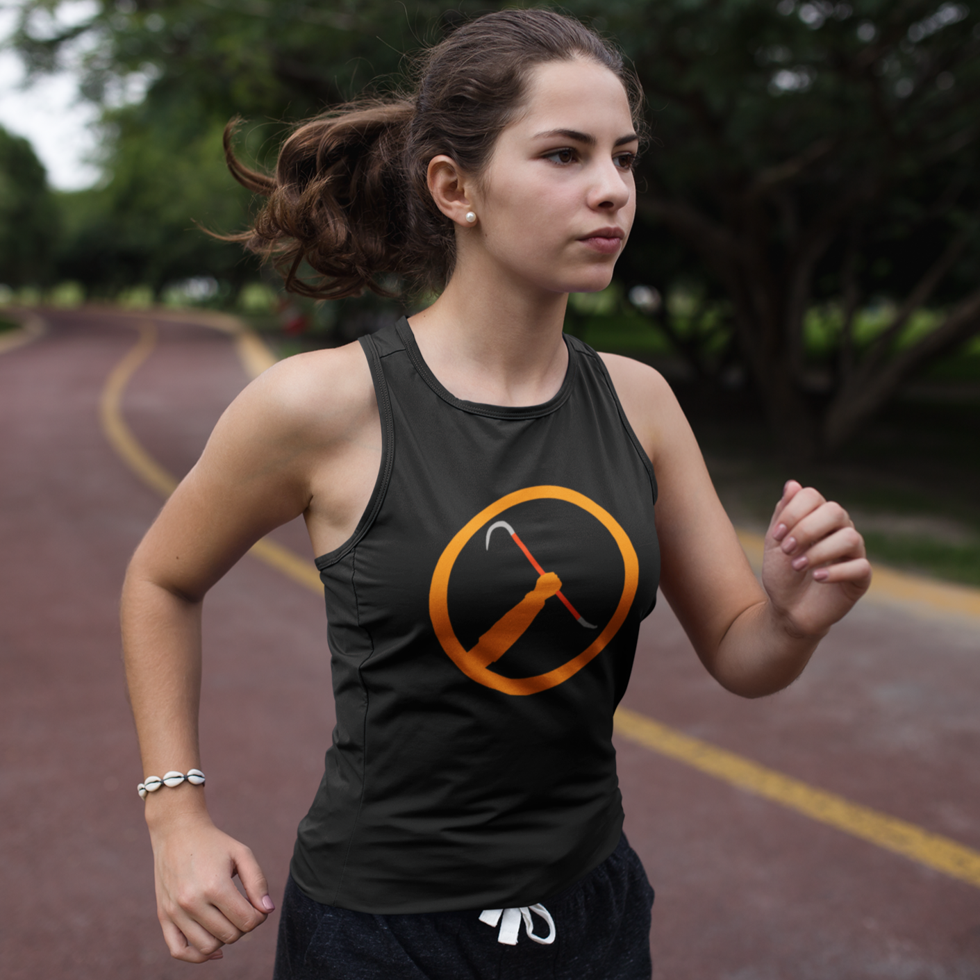 Women's Racerback Tank - I’m the Crowbar