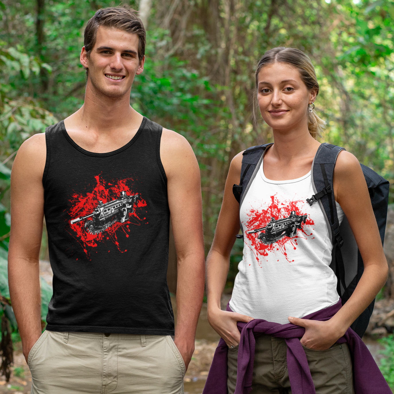 Women's Racerback Tank - Locust’s Nightmare