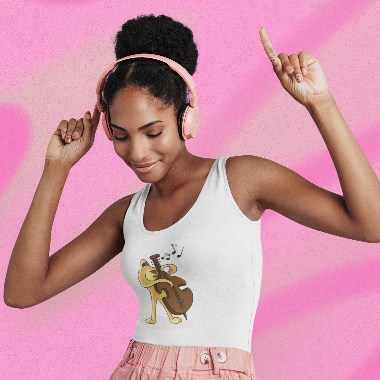 Women's Racerback Tank - Jazz Starman