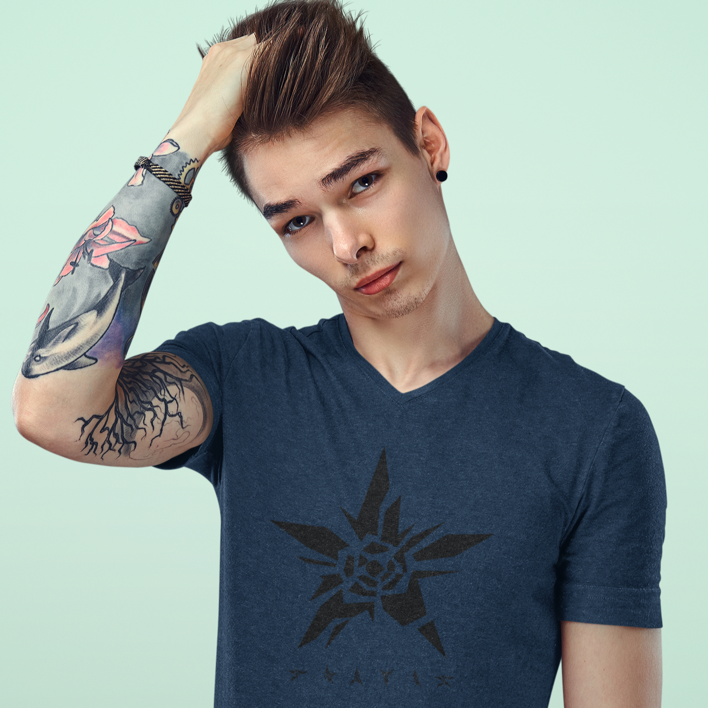 No More Heroes Men's V Tee - No More Blackstars