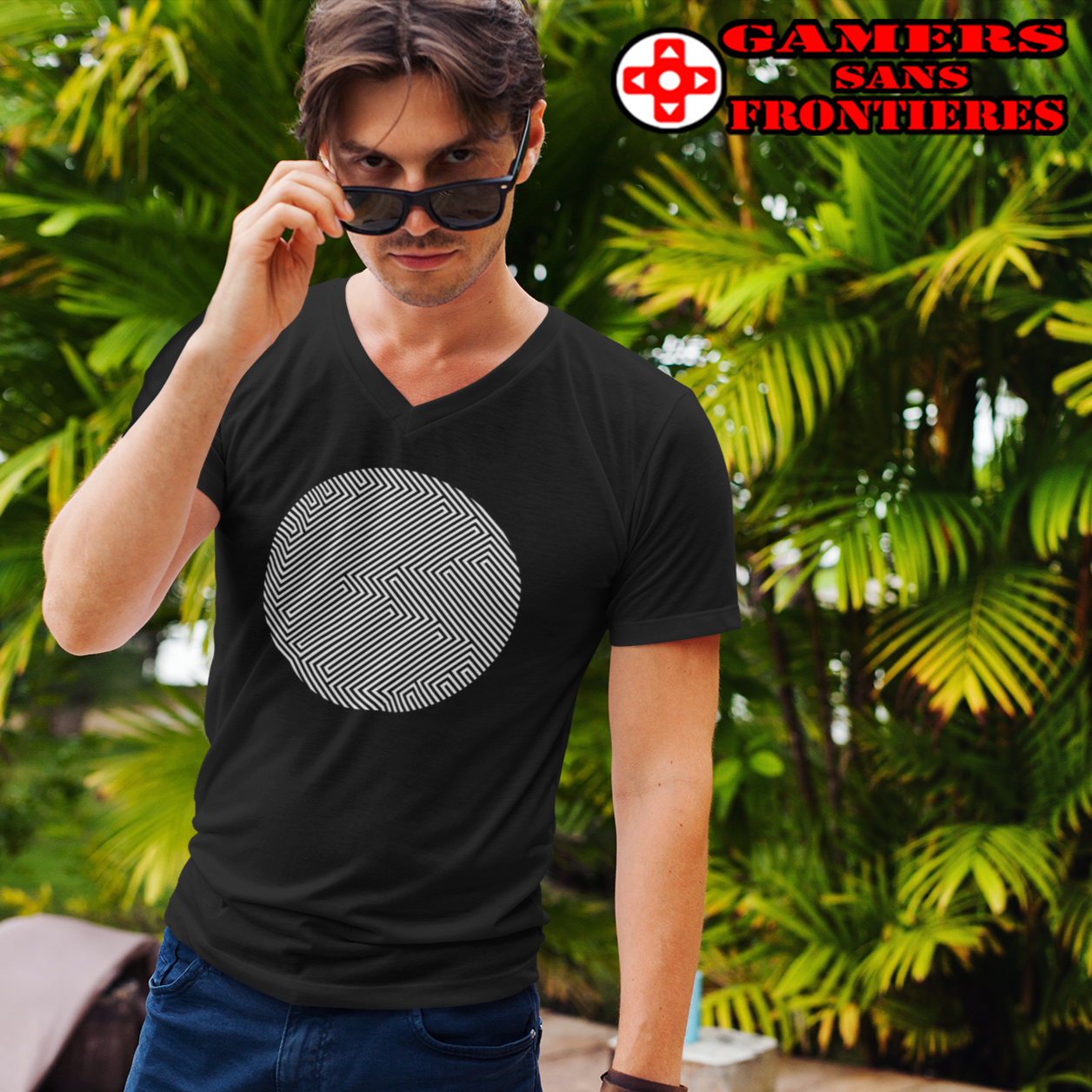 Pac-Man Men's V Tee - Pac-Man Stealth