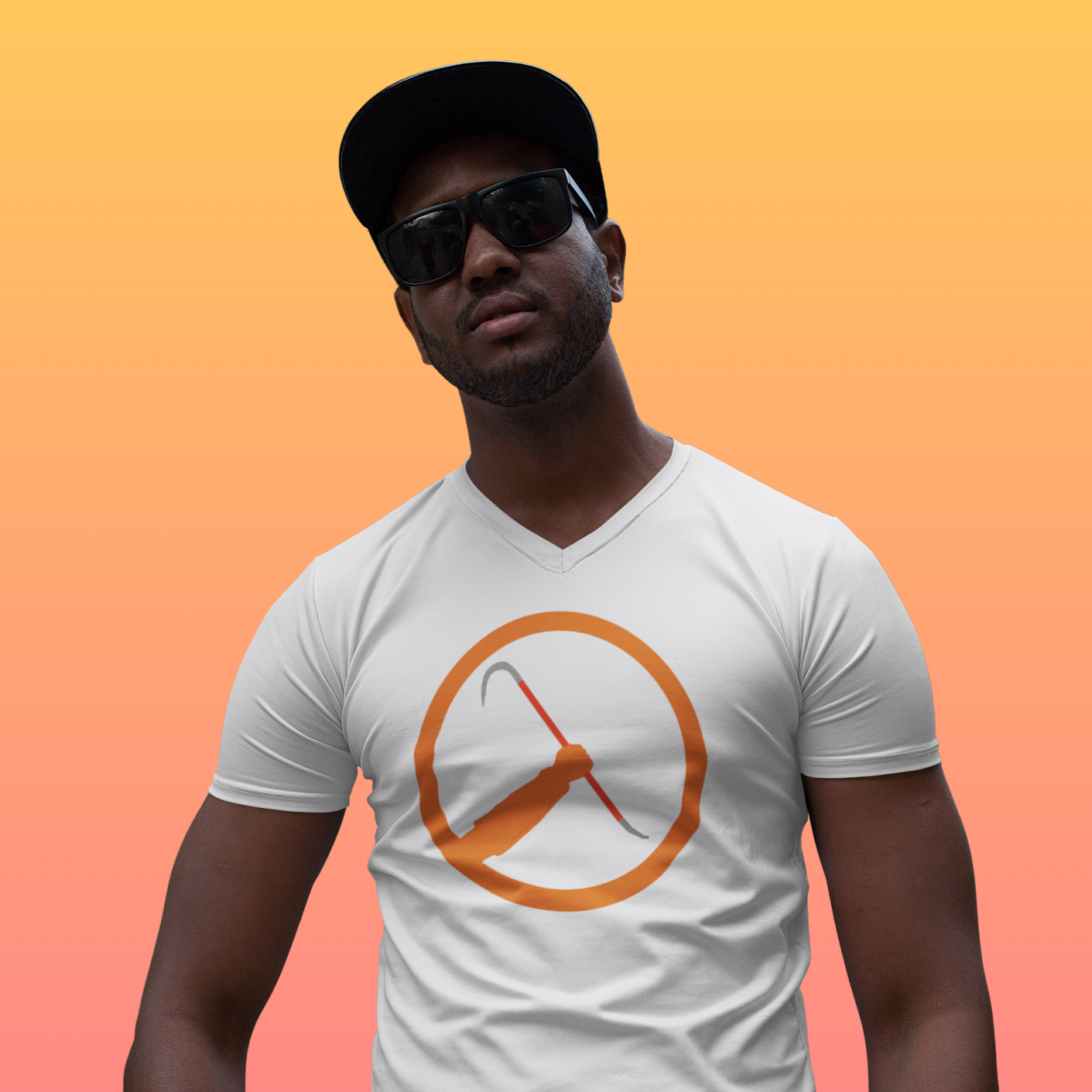 Half-Life Men's V Tee - I’m the Crowbar